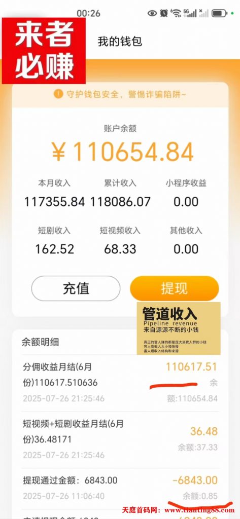 今年三月上线广告平台，日赚100+，免费项目，可签合同，依法交税合法合规平台-天庭首码项目网-网上创业赚钱首码项目免费推广发布平台-天庭首码网